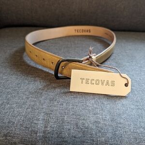 Tecovas Men's Tan Leather Belt